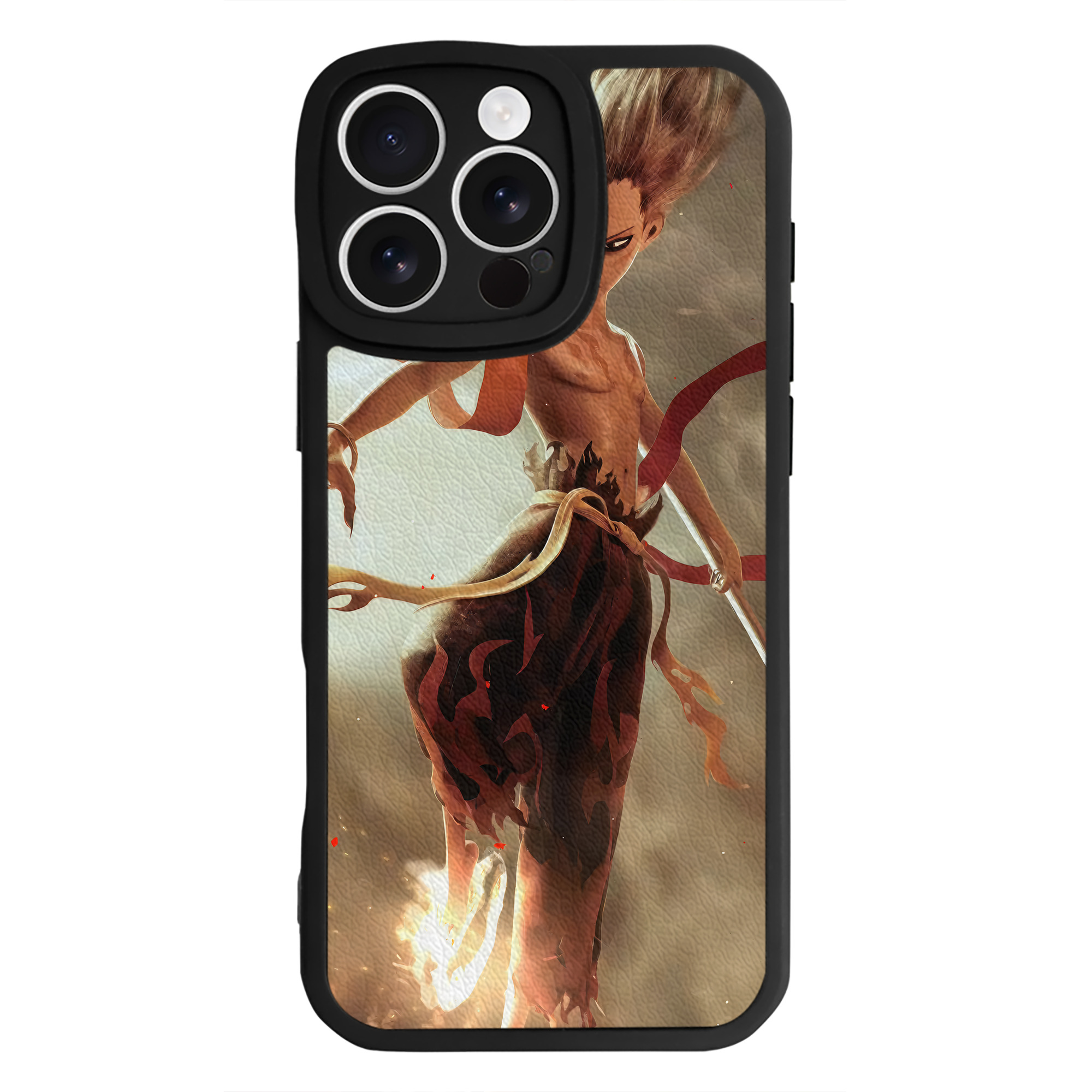 （画像用） Ne Zha 2 ナタ 魔童の大暴れ 【iPhone 16シリーズ対応】シリコンスマホケース（レザー調） 材質：シリコン